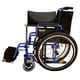 thumbnail image 5 of Silla de Ruedas Todo Terreno 19 Plegable Descansa Pies Azul, 5 of 6