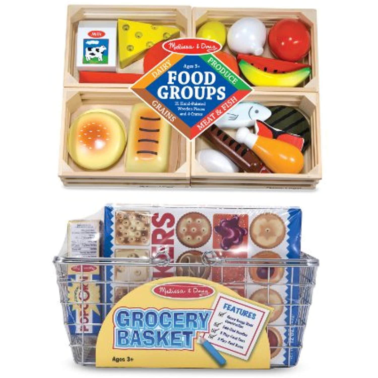 5171 Grocery Basket Kitchen Play Toys by Melissa & Doug 