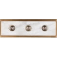 thumbnail image 4 of Currey And Company 5800-0052 Berdine 3 Light 16" Tall Wall Sconce - Brass, 4 of 4