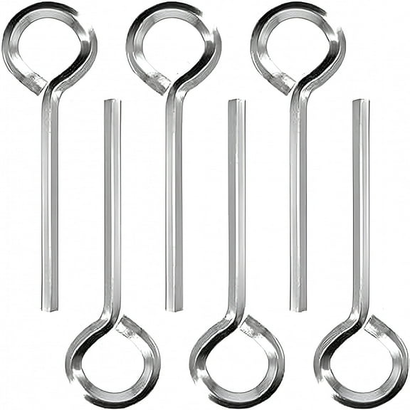 FACEGA 6 pcs Standard Hex Key Metal Hex Key Metal Hex Wrench Hex Door Key for Exit Devices