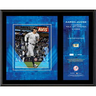 AARON JUDGE Yankees Framed 62 HR's 15 x 17 Game Used Baseball