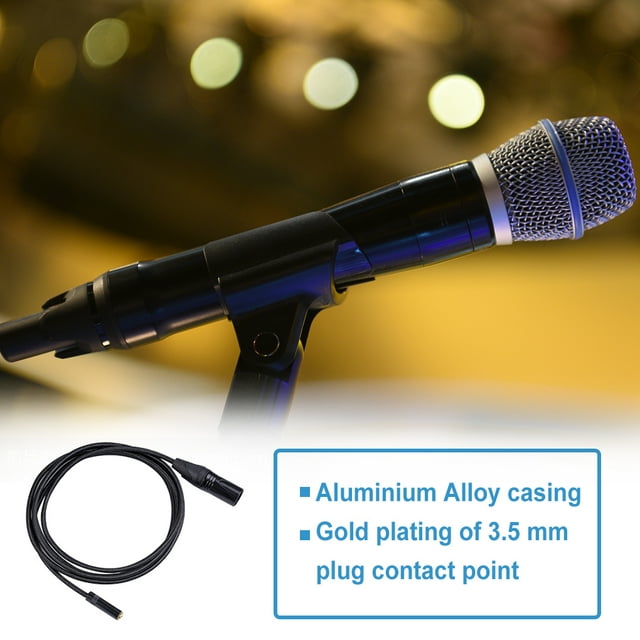 maskred Dual Shielded Audio Cable Professional Plug Adapter Headphone Splitter Sound Card Home Supplies for Smartphone Microphone 2m 1 Pc