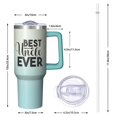 thumbnail image 2 of Beloved Uncle Gift Idea - 40 Oz Tumbler Cup with Lid and Straw, Insulated, Niece Nephew Present for Birthday Father's Day Gift for Uncle, 2 of 5