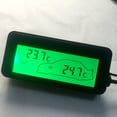 thumbnail image 2 of 1Pcs 12V Digital LCD Car Thermometer Inside/Outside Temperature Gauge Meter, 2 of 7