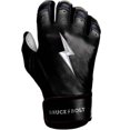 thumbnail image 3 of Bruce Bolt Premium Pro Chrome Series Short Cuff Batting Gloves, 3 of 11