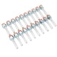 thumbnail image 5 of 20 piezas manguera de aire acondicionado conector de lengüeta recto de aluminio de alta resistencia Universal para coches camiones 1/2 pulgadas Jadeshay  A, 5 of 9