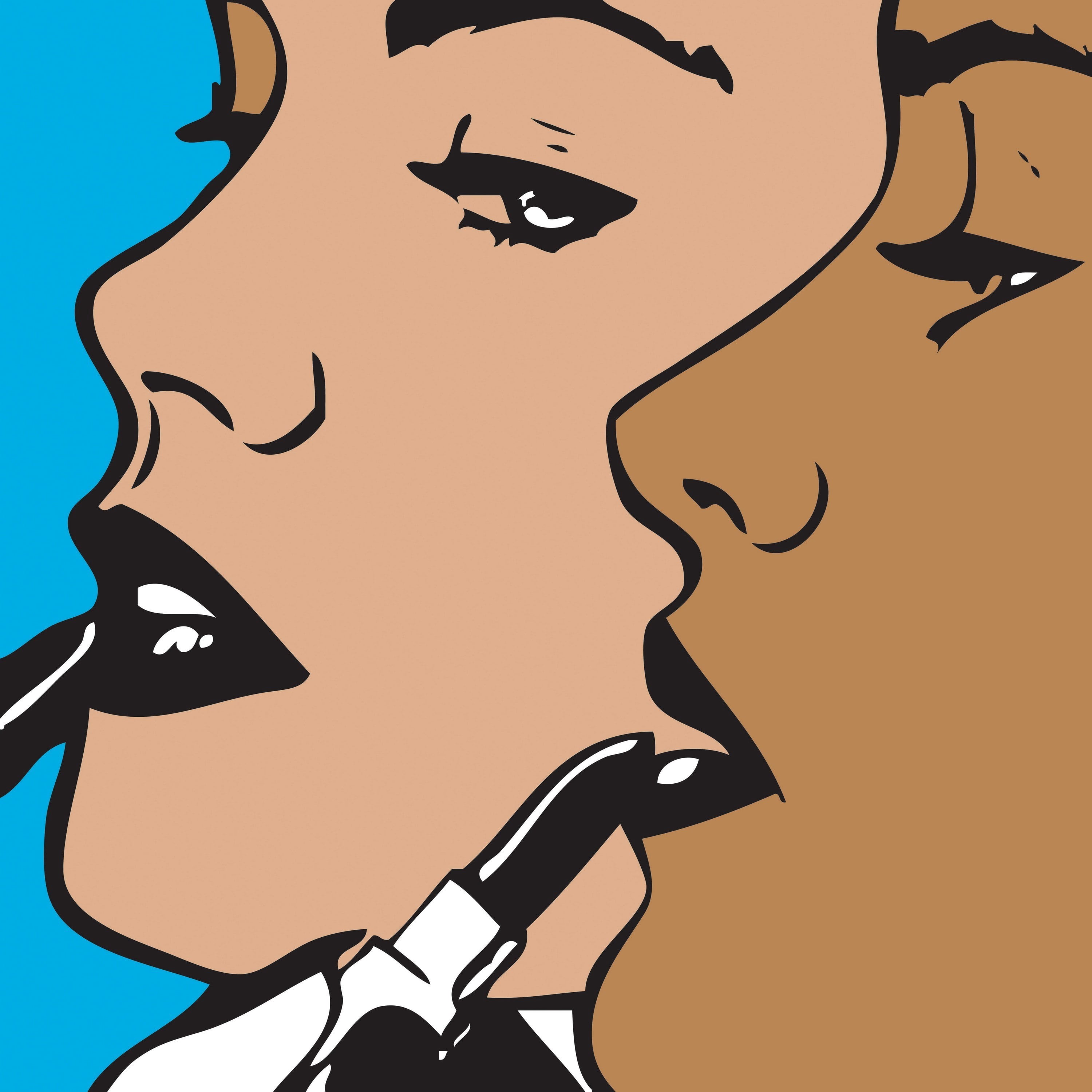 Marmont Hill "Girls 2" Print on Canvas
