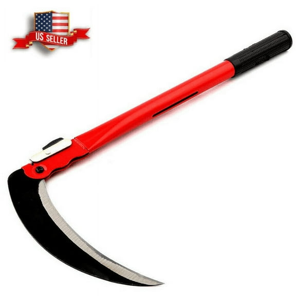 HGGQVVS 16 inch Folding Blade Gardening Sickle