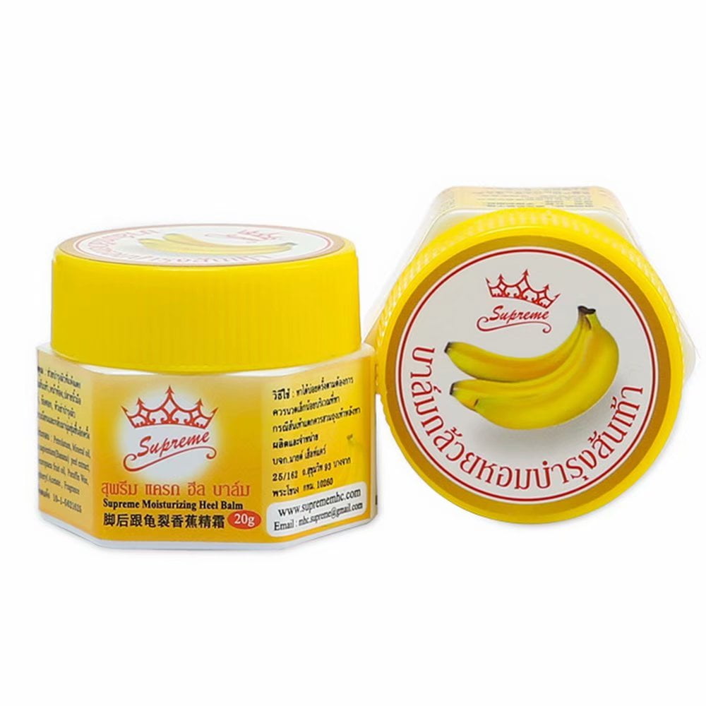 Banana Repair Foot Cream, For Cracked Dry Heels Rough Broken Skin