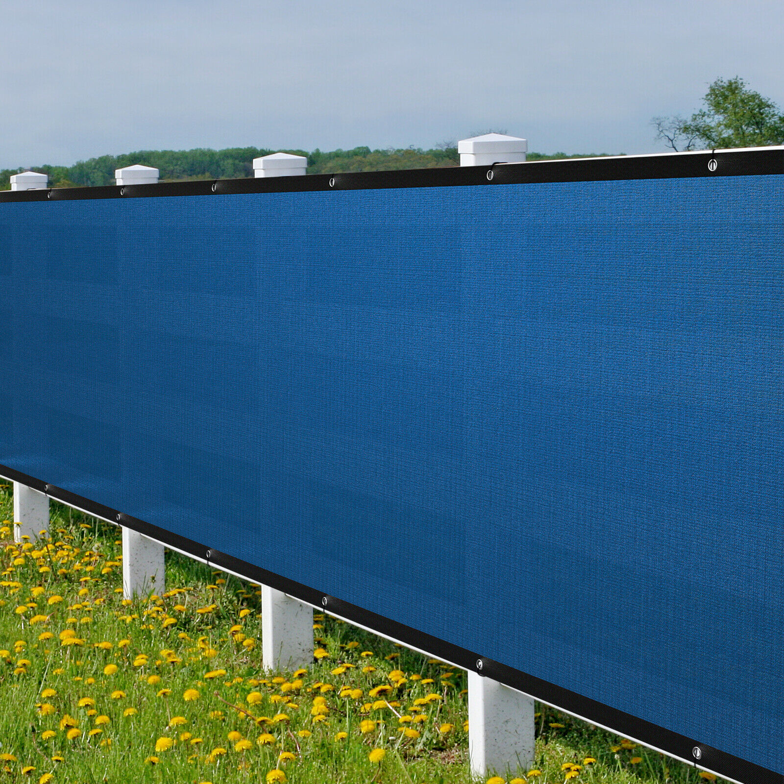 4' 5' 6' 8'x50' Windscreen Privacy Fence Screen Shade Garden Cover
