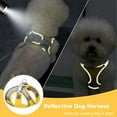 thumbnail image 5 of Enkarl Soft Small Dog Harness and Leash Set Step in Air Mesh Puppy Harness Leash Easy Walk Dog Harness Vest Adjustable Reflective No Pull Dog Harnesses for Small Dogs Cats (Yellow Grey, L), 5 of 8