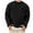 Mens Hoodies & Sweatshirts Black, variant on Cotton Blend Sweatshirts for Men No Hood Long Sleeve Crewneck Shirts Mens Casual Solid Pullover Basic Loungewear Athletic Workout Sweatshirt Tops