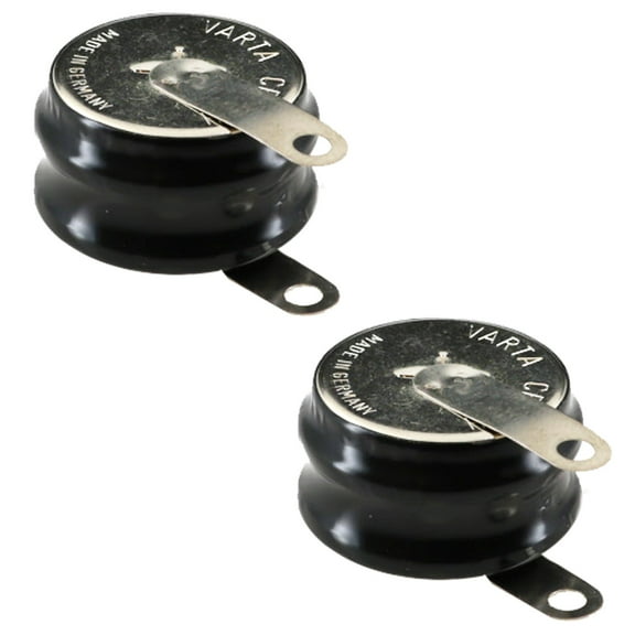 2x 2/CP300H-TABS 2.4V 300mAh NiMH Battery w/TABS for GPS-Tracker, Meter, Servers