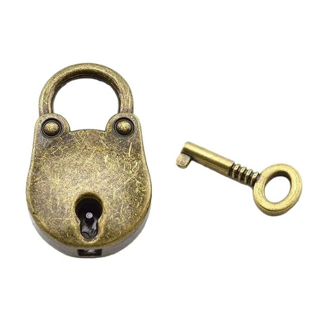 Cadenas Rétro Ours Dessin Animé Cadenas de Bagage Boucle de Verrouillage en Alliage Bronze