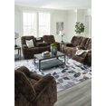 thumbnail image 4 of Ashley Furniture Soundwave Chocolate Reclining Sofa with Drop Down Table, 4 of 11