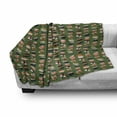 thumbnail image 3 of Sushi Soft Flannel Fleece Blanket, Seafood Themed Traditional Sushi Rolls Consisting of Rice Raw Fish Veggies in Seaweed, Cozy Plush for Indoor and Outdoor Use, 50" x 70", Multicolor, by Ambesonne, 3 of 6