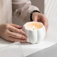 thumbnail image 6 of Clearance Candles & Holders under $15,Pumpkin Shaped Candle With Ceramic Pumpkin Jar Scented Fall Candles Thanksgiving Autumn Table Centerpiece Tealight Decoration Halloween Farmhouse Home Fragr, 6 of 7