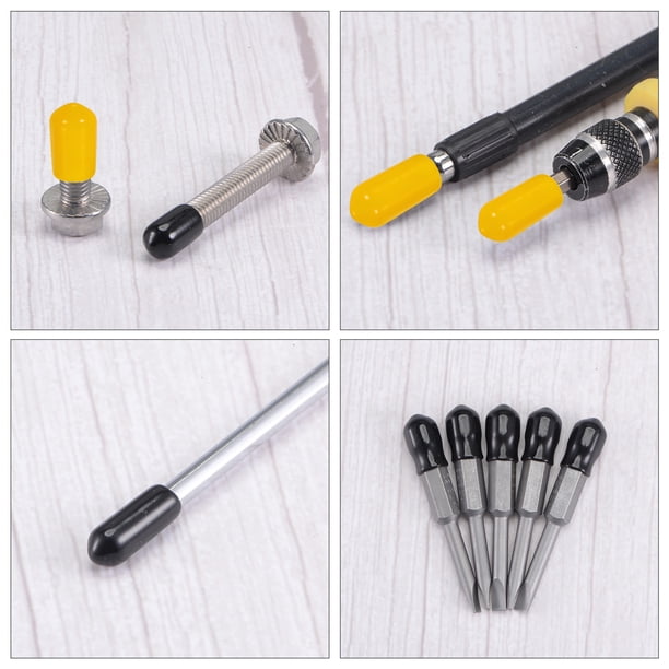 50 Capuchons De Protection Jaunes Pour Vis/tuyau – Diamètre 10mm, Uxcell