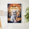thumbnail image 2 of Mummy Persian Happy Halloween with Pumpkins Bats Spooky Fun Vertical Matte Canvas Poster Cat Lover Kitten Owner Gifts Wall Art Home Decor - 00019, 2 of 5