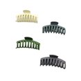 thumbnail image 5 of Pinzas para el cabello mate grandes de 12 colores: pinzas para el cabello antideslizantes grandes de 4,3 pulgadas, pinzas para el cabello perfectas para mujeres y peinados más delgados Rojo Verde, 5 of 5