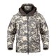 thumbnail image 1 of Chaqueta táctica de camuflaje con capucha para hombre, para otoño e invierno, para exteriores, estilo militar, softshell, forro polar, impermeable, resistente al viento, cálida, para caza y sende, 1 of 5