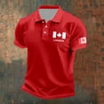 thumbnail image 2 of Everyday Shirt for Men with Distinctive Embroidered Maple and Breathable Blend for Comfortable Casual Wear, 2 of 3