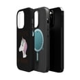thumbnail image 2 of DistinctInk MagSafe Tough Case for Apple iPhone 14 Pro (6.1" Screen) - I Believe in Unicorns - Raised Bezel Screen Guard, 2 of 6