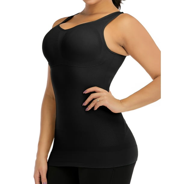 Camisole Body Shaper Women Padded Shapewear Compression Shirt With