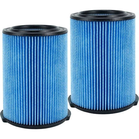 2 Pack VF5000 Filter for Ridgid for Shop Vac 6-20 Gallon Wet Dry Vacuums