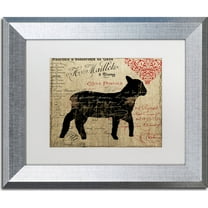 Trademark Fine Art "Paris Farms III" Canvas Art by Color Bakery, White Matte, Silver Frame