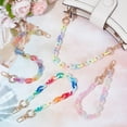thumbnail image 2 of 4 Colors 40cm Rainbow Acrylic Purse Strap Bag Chain Cute Handle Replacement Handbag Crossbody Shoulder Strap Accessory Decoration for Bags Purse DIY Making, 2 of 5