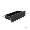 thumbnail image 4 of 4 Drawer Dresser, Chest of Drawers for Bedroom, Living Room Sideboard Storage Cabinet, Nightstand with Sturdy Anti-Tripping Device for Office, Living Room, Hallway, Black, 4 of 7