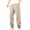 Khaki, variant on SBYOJLPB Men's Solid Color Pants Casual Elastic Waistband Drawstring Pocket Joggers Trousers