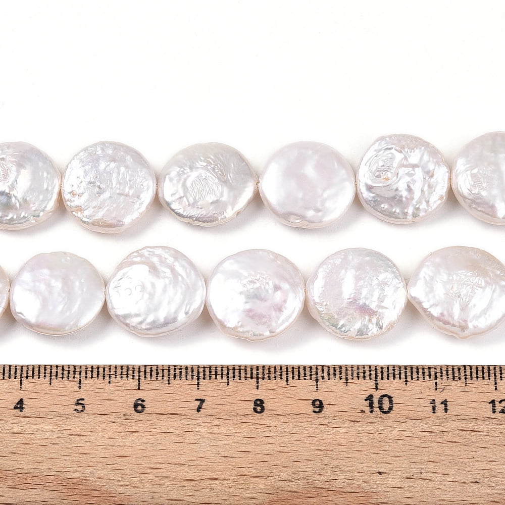 1 Strand Natural Nucleate Keshi Pearl Beads Strands Baroque Pearls Seashell Color 16~27x14~18x3.5~8mm Hole: 0.7mm about 20~23pcs/strand