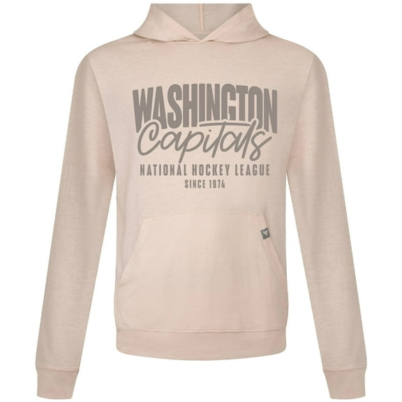 Men's Levelwear  Khaki Washington Capitals Relay Response Pullover Hoodie