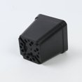 thumbnail image 5 of Black Square Plastic Flower Pot Planting Thick Square Pot With Drain Hole, 5 of 9