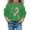 Green, variant on Girls Cancer Awareness Month Printed Long Sleeve Pullover Sweatshirt Lined Casual Top Kids Cardigans Girls 5t