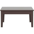 thumbnail image 5 of Costaelm Palms Outdoor 32" Conversation Table, Dark Brown, 5 of 6