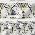 thumbnail image 2 of Soimoi Cotton Poplin Fabric Triangle & Animal Face Decor Fabric Printed Yard 42 Inch Wide, 2 of 7
