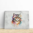 thumbnail image 3 of Watercolor Drip Exotic Shorthair Pop Art Colorful Portrait Artwork Horizontal Matte Canvas Poster Cat Lover Kitten Owner Gifts Wall Art Home Decor - 01009, 3 of 5