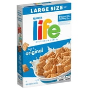 Quaker Life Multigrain Cereal, Original Box, Breakfast Cereal 18 oz box