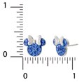 thumbnail image 3 of Disney Minnie Mouse Birthstone Sterling Silver Crystal Stud Earrings-More Colors, 3 of 4