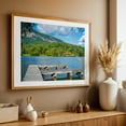 thumbnail image 5 of Docked on Lake Lure - Lake Lure North Carolina Photography Unframed Wall Art Print 5 x 7 inches, 5 of 7