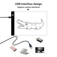 thumbnail image 2 of Tablero de dibujo con luz LED, tableta gráfica digital para dibujar, electrónica, USB, 2 of 6