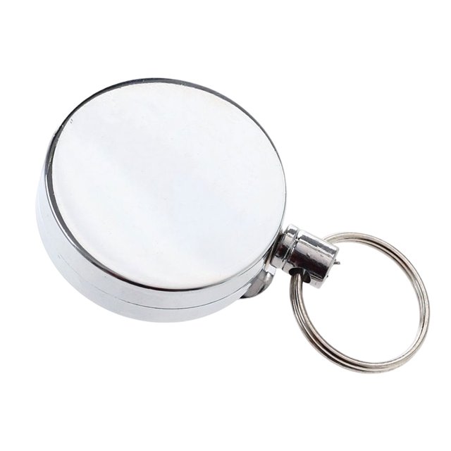 Sonducket Llaveros elásticos Llavero resistente al desgaste Llavero retráctil impermeable con alarma Extensible Anti-pérdida Llaves telescópicas Ropa, zapatos y accesorios Miscelánea 5.0 cm/plata Sonducket AP013984-02