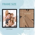 thumbnail image 4 of 8x10 Black Picture Frame Set of 18, Multi Photo Frames for Wall or Table Display, 4 of 6