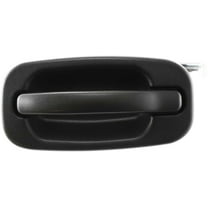 Exterior Door Handle Compatible with 2004-2006 Chevrolet Silverado 1500 Rear, Driver Side Textured Black