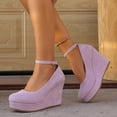 thumbnail image 2 of YLYL Women Suede Moccasins Loafers with Beaded Fashion Comfortable Round Toe Slip on Work Walking Flats Shoes, 2 of 9