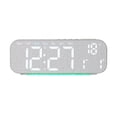 thumbnail image 2 of Digital Clock with Date, Temperature, LED Display, Brightness Control, Battery & Electric Power for Bedroom or Office, 2 of 8