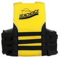 thumbnail image 4 of Seachoice Level 70 Life Jacket, Deluxe Adjustable 4-Belt Ski Vest, Yellow and Black, Size L/XL, 40-52 In. Chest, 4 of 4
